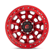 Fuel Wheels D113 Covert Beadlock 17x9 Candy Red -15mm ET 110.1mm CB 5x150