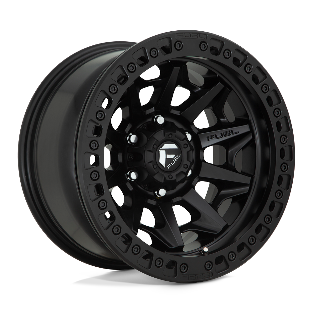 Fuel Wheels D114 Covert Beadlock 17x9 Matte Black -15mm ET 110.1mm CB 5x150