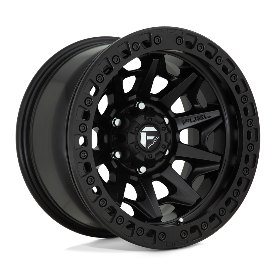 Fuel Wheels D114 Covert Beadlock 17x9 Matte Black -15mm ET 110.1mm CB 5x150