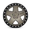 Black Rhino Hard Alloys Crawler 18x9.5 Matte Bronze w/Black Ring 0mm ET 78.1mm CB 5x139.7