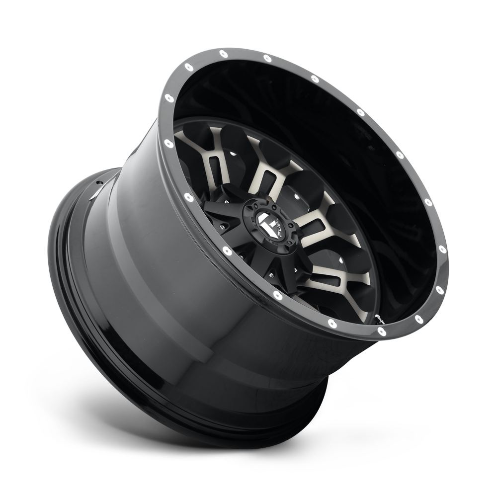 Fuel Wheels D561 Crush 17x9 Gloss Machined w/Double Dark Tint -12mm ET 78.1mm CB 5x114.3/5x127