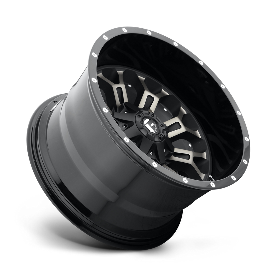 Fuel Wheels D561 Crush 17x9 Gloss Machined w/Double Dark Tint -12mm ET 78.1mm CB 5x114.3/5x127