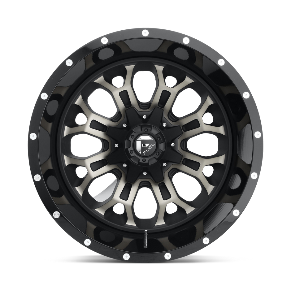 Fuel Wheels D561 Crush 17x9 Gloss Machined w/Double Dark Tint -12mm ET 78.1mm CB 5x114.3/5x127