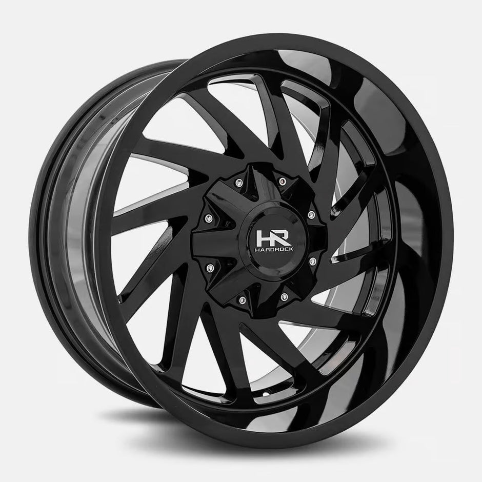 Hardrock Offroad Crusher 20x12 Gloss Black -44mm ET 110.3mm CB 5x150/5x139.7 wheel