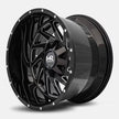 Hardrock Offroad Crusher 20x9 Gloss Black Milled wheel