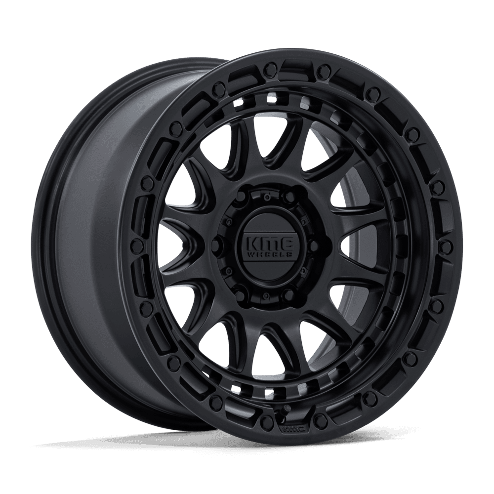 KMC Wheels KM556 Crux 17x8.5 Blackout 0mm ET 66.06mm CB 6x114.3