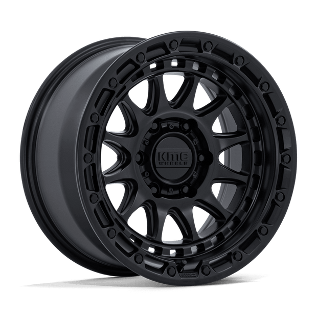 KMC Wheels KM556 Crux 17x8.5 Blackout 25mm ET 66.06mm CB 6x114.3