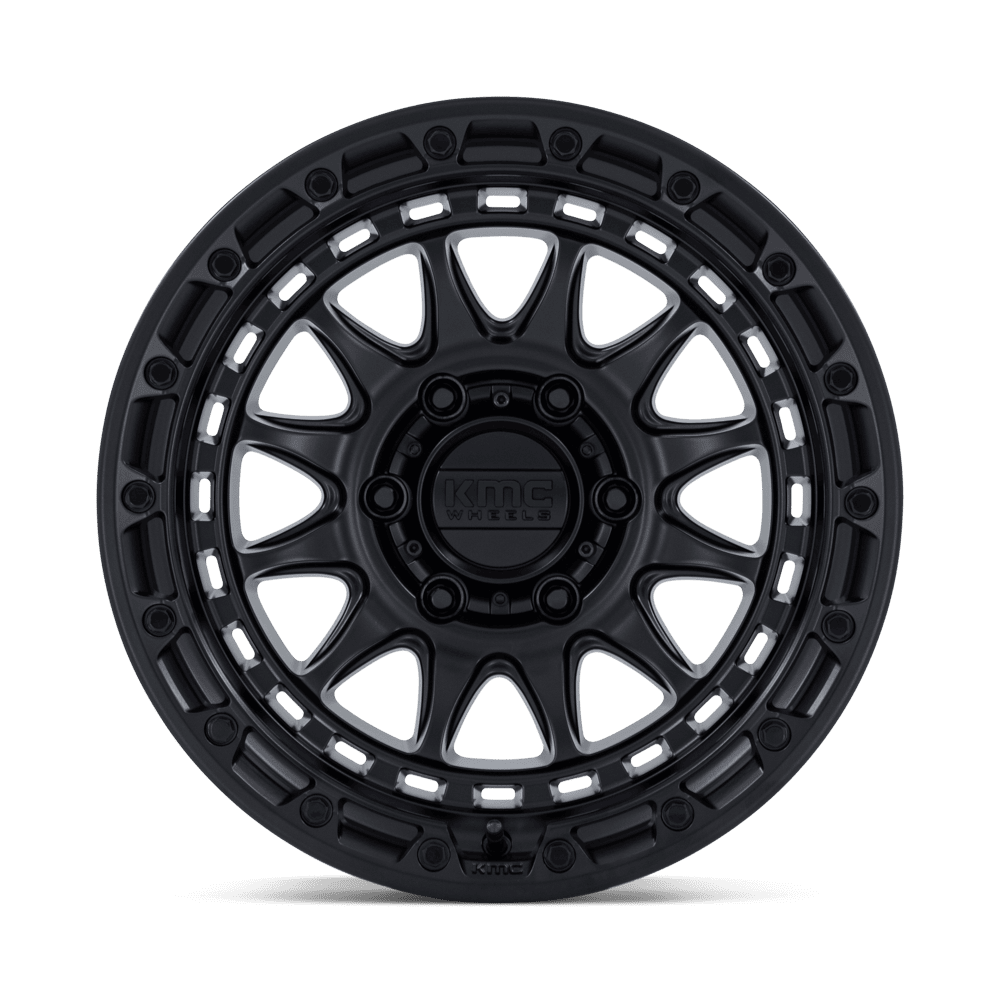 KMC Wheels KM556 Crux 17x8.5 Blackout 0mm ET 66.06mm CB 6x114.3