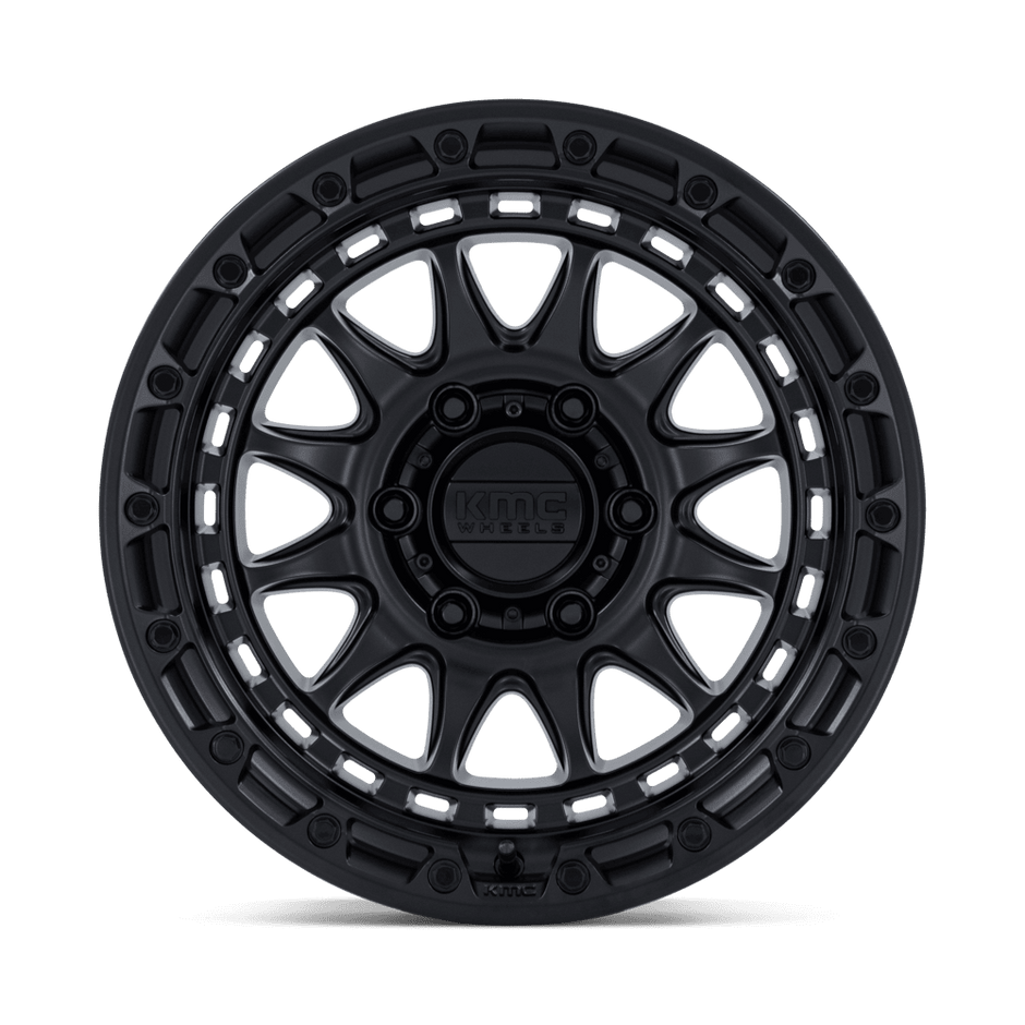 KMC Wheels KM556 Crux 17x8.5 Blackout 0mm ET 66.06mm CB 6x114.3