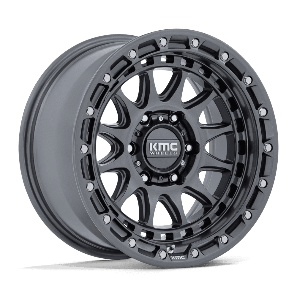 KMC Wheels KM556 Crux 17x8.5 Gloss Gunmetal 0mm ET 66.06mm CB 6x114.3