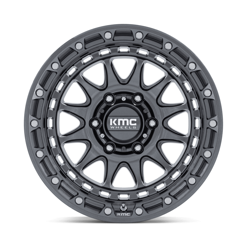 KMC Wheels KM556 Crux 17x8.5 Gloss Gunmetal 0mm ET 66.06mm CB 6x114.3