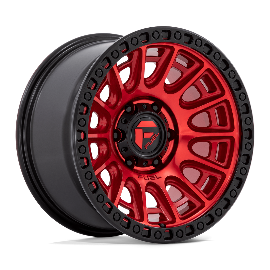 Fuel Wheels D834 Cycle 17x8.5 Candy Red w/Black Ring 30mm ET 71.5mm CB 5x130
