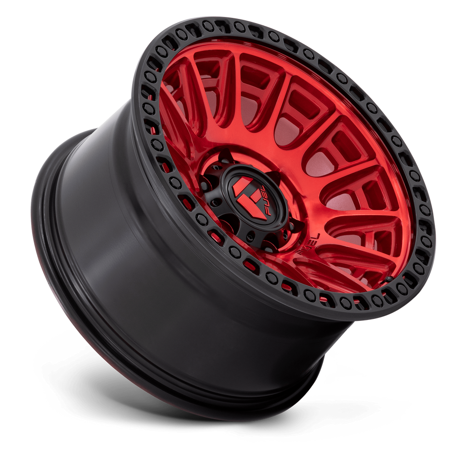 Fuel Wheels D834 Cycle 17x8.5 Candy Red w/Black Ring 30mm ET 71.5mm CB 5x130