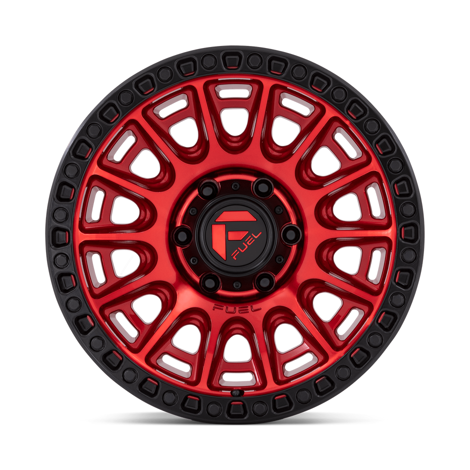 Fuel Wheels D834 Cycle 17x8.5 Candy Red w/Black Ring 30mm ET 71.5mm CB 5x130