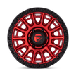 Fuel Wheels D834 Cycle 17x8.5 Candy Red w/Black Ring 30mm ET 71.5mm CB 5x130
