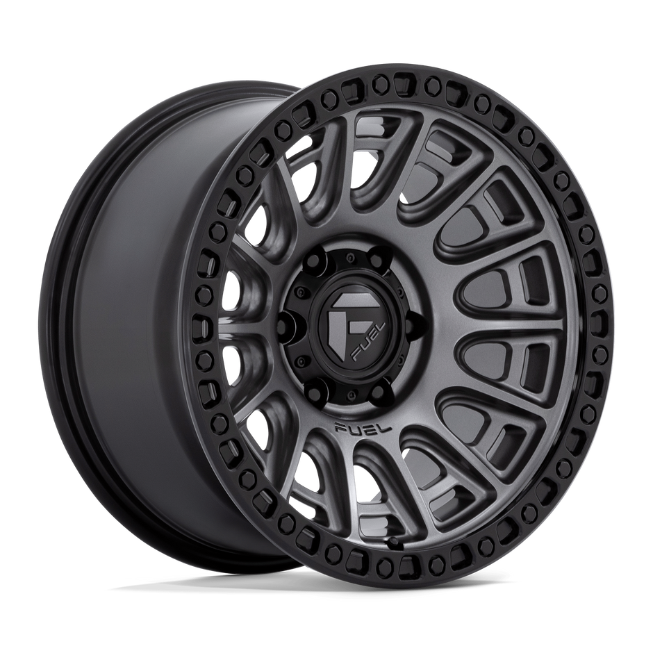 Fuel Wheels D835 Cycle 17x8.5 Matte Gunmetal w/Black Ring 30mm ET 71.5mm CB 5x130