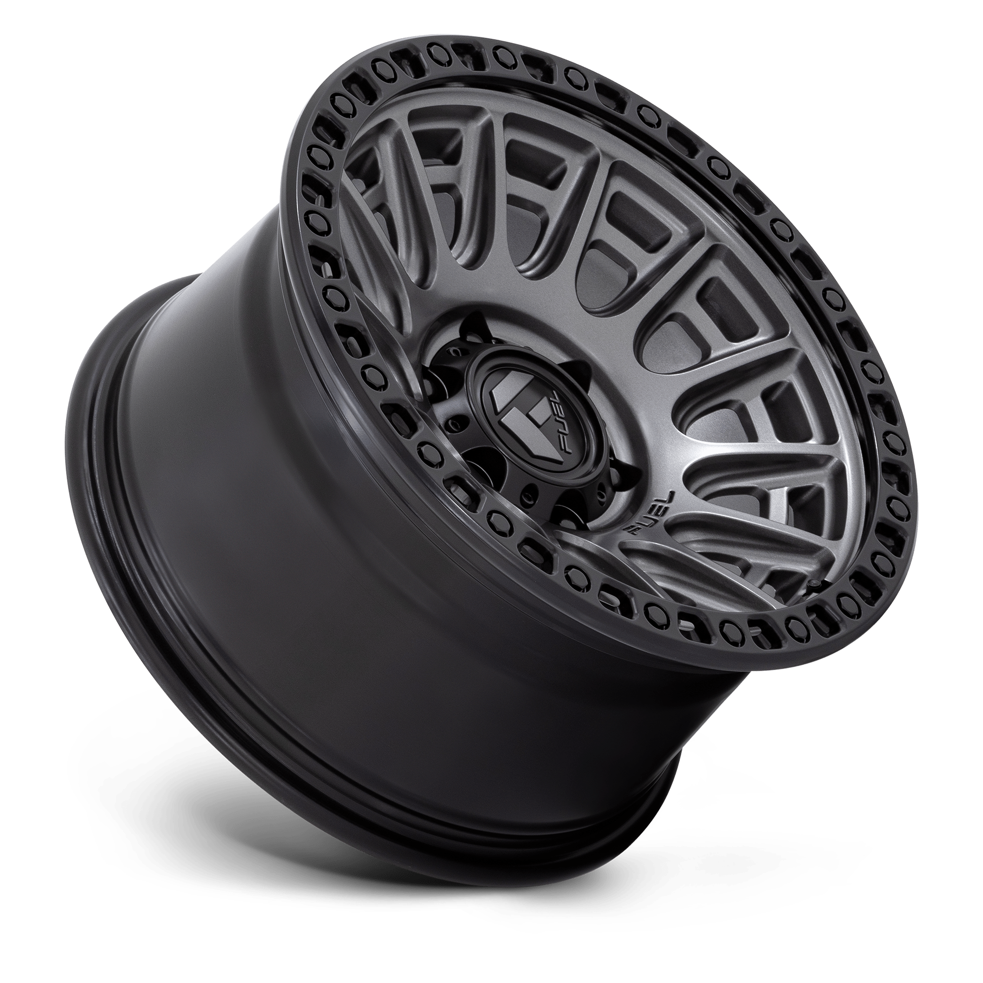 Fuel Wheels D835 Cycle 17x8.5 Matte Gunmetal w/Black Ring 30mm ET 71.5mm CB 5x130