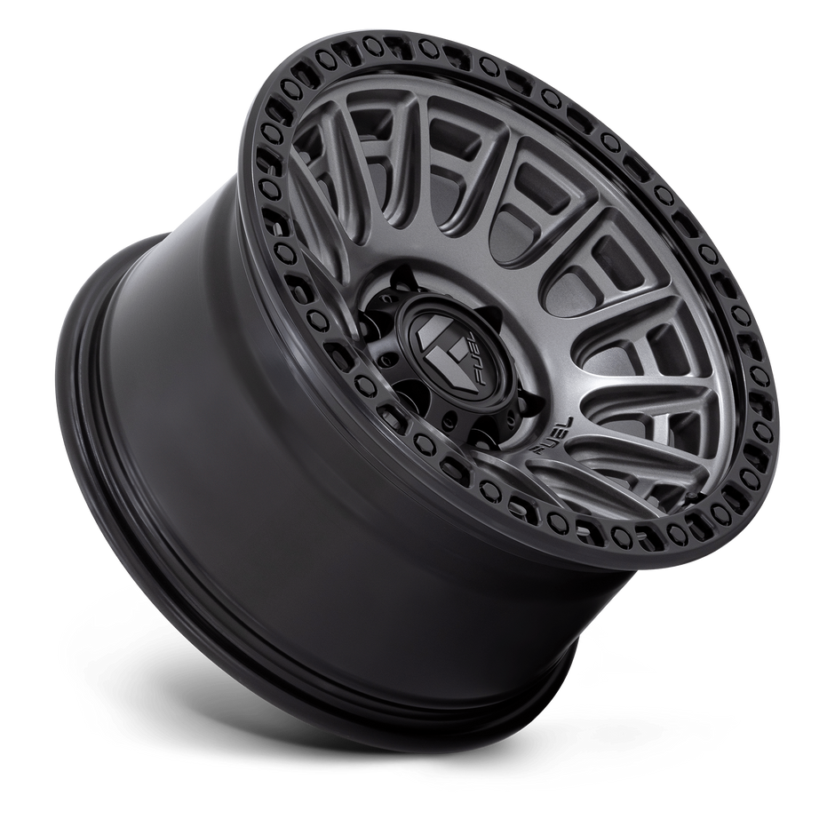 Fuel Wheels D835 Cycle 17x8.5 Matte Gunmetal w/Black Ring 30mm ET 71.5mm CB 5x130