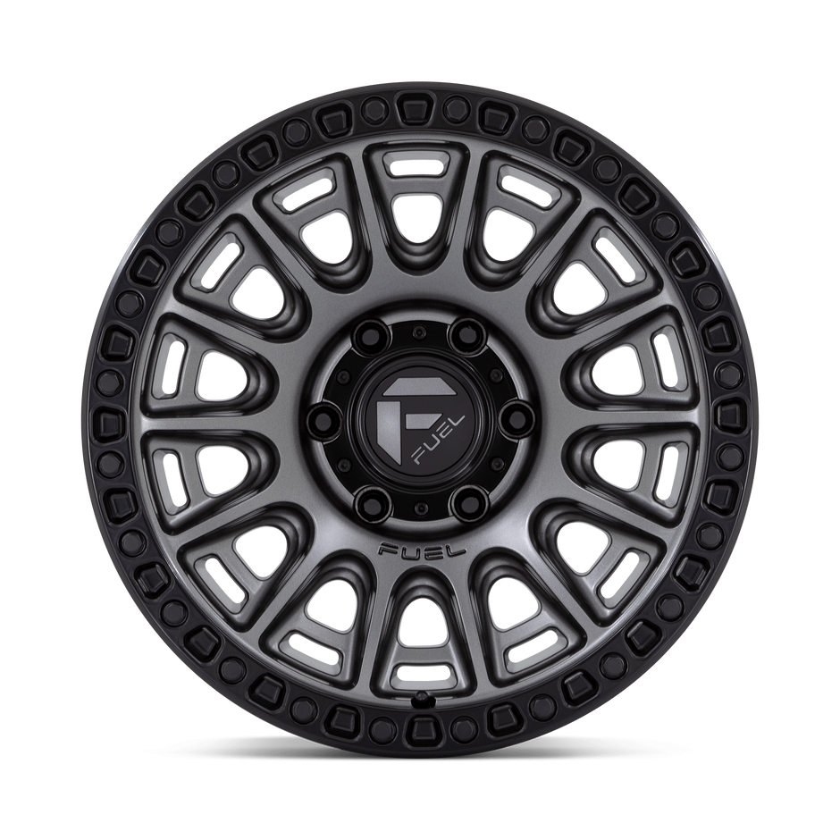 Fuel Wheels D835 Cycle 17x8.5 Matte Gunmetal w/Black Ring 30mm ET 71.5mm CB 5x130