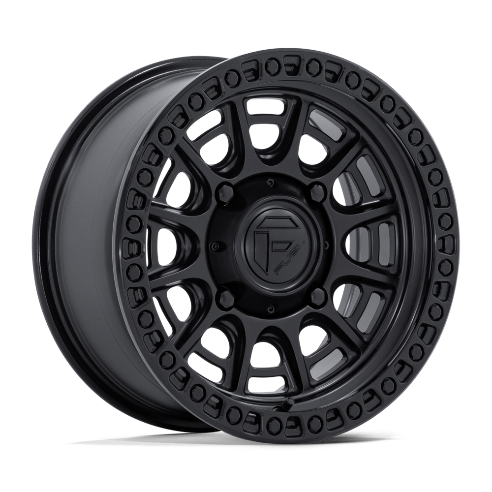 Fuel Wheels FV832 Cycle UTV 15x7 Matte Black W/Gloss Black Lip 10mm ET 72.56mm CB 5x114.3