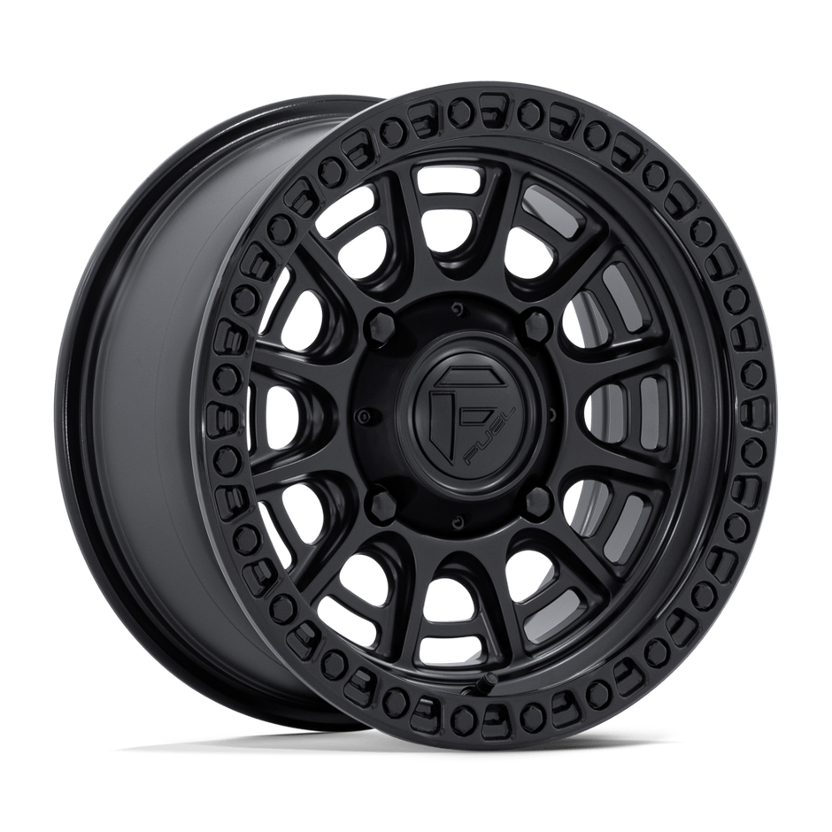 Fuel Wheels FV832 Cycle UTV 15x7 Matte Black W/Gloss Black Lip 10mm ET 72.56mm CB 5x114.3