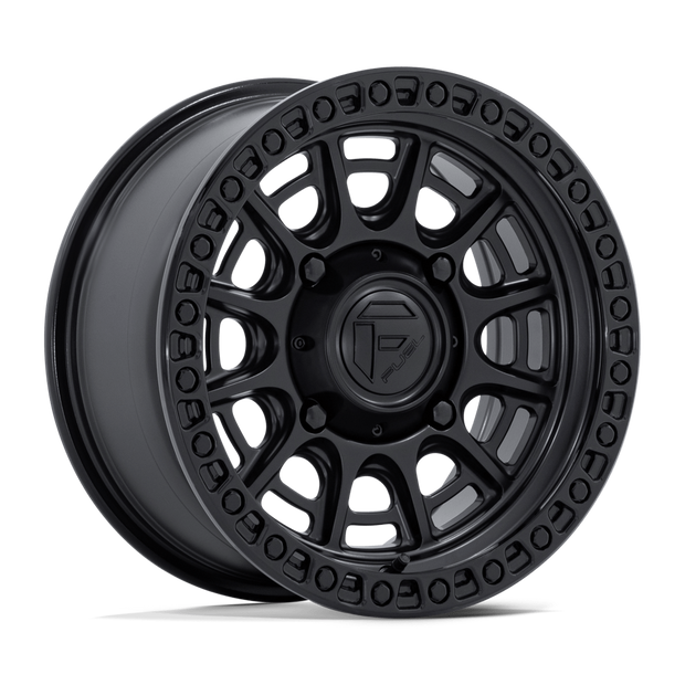 Fuel Wheels FV832 Cycle UTV 15x7 Matte Black W/Gloss Black Lip 10mm ET 72.56mm CB 5x114.3