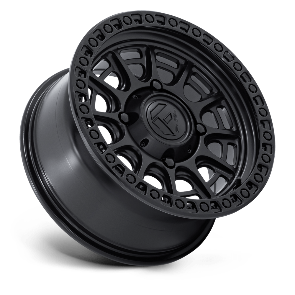 Fuel Wheels FV832 Cycle UTV 15x7 Matte Black W/Gloss Black Lip 10mm ET 72.56mm CB 5x114.3