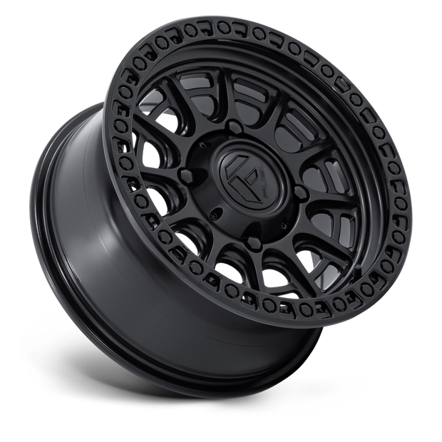 Fuel Wheels FV832 Cycle UTV 15x7 Matte Black W/Gloss Black Lip 10mm ET 72.56mm CB 5x114.3