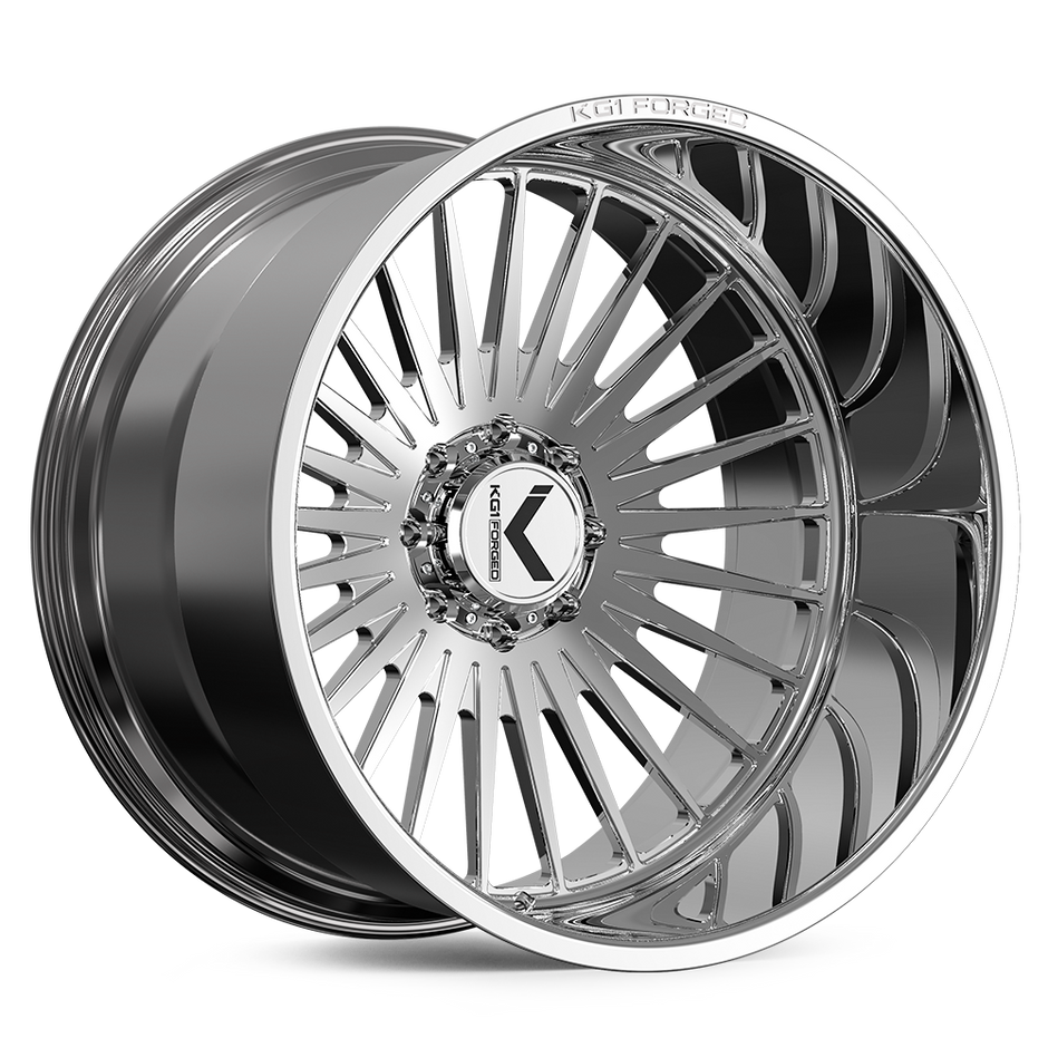 KG1 Forged KC060 Czar 28x16 Polished -101mm ET 125.1mm CB 8x170