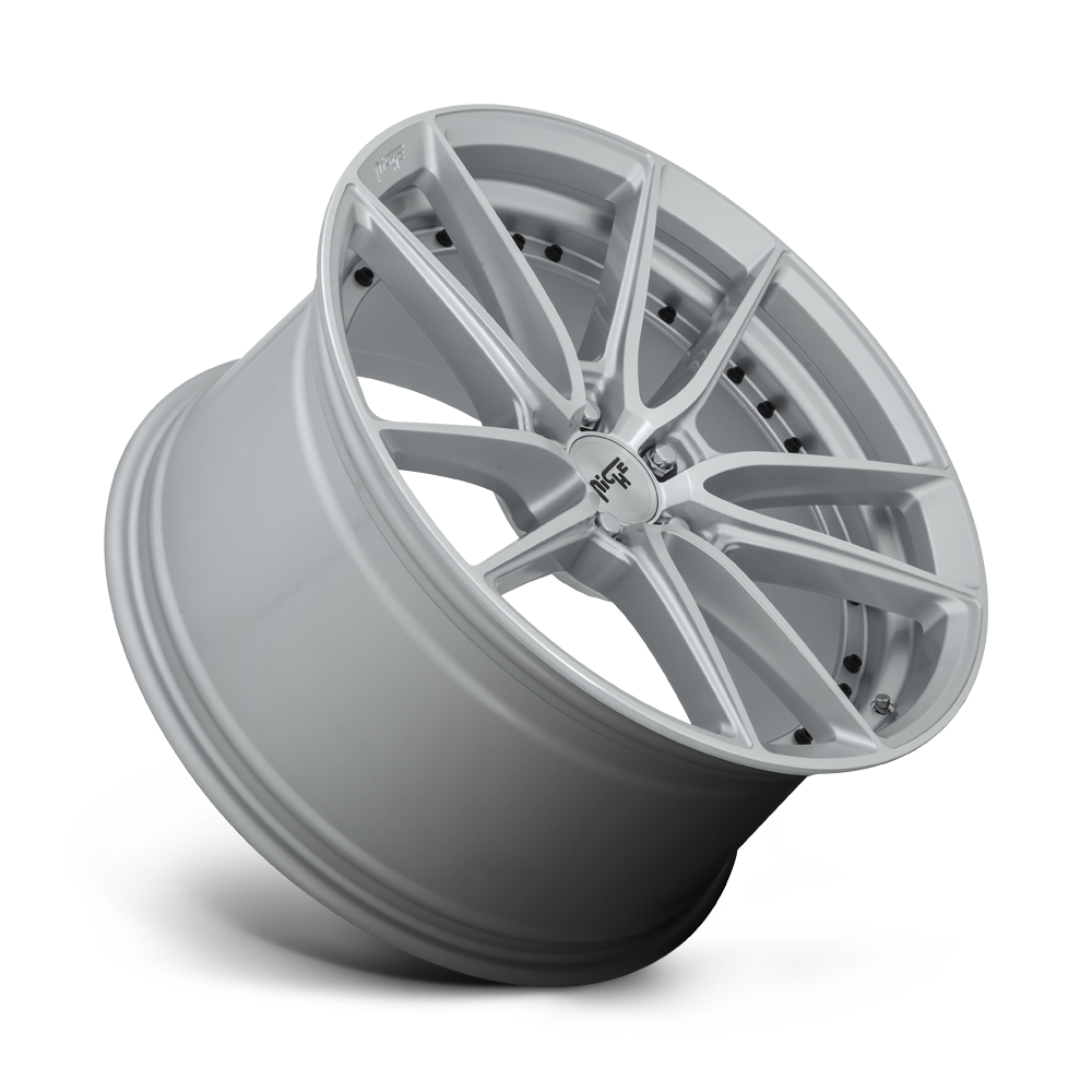 Niche M221 DFS 18x8 Gloss Silver Machined 40mm ET 72.56mm CB 5x114.3