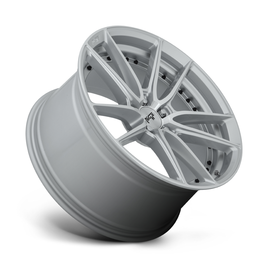 Niche M221 DFS 18x8 Gloss Silver Machined 40mm ET 72.56mm CB 5x114.3