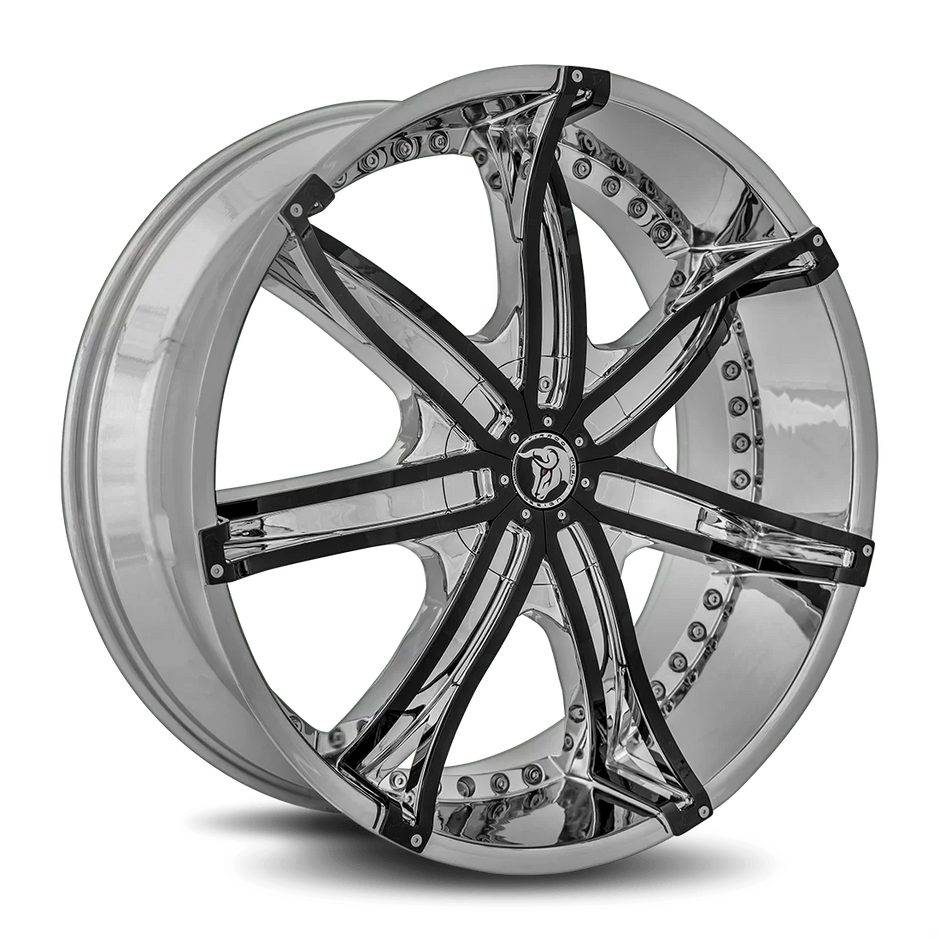Diablo Wheels Dna 22x9.5 Chrome 40mm ET 73.1mm CB Custom BP