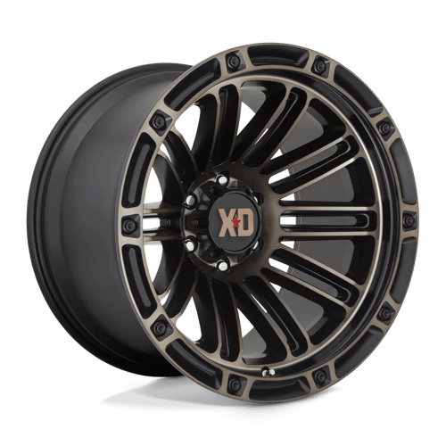 XD Wheels XD846 Double Deuce 20x9 Satin Black w/Dark Tint wheel