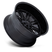 Fuel Wheels Darkstar 20x10 Matte Black w/Gloss Black Lip -18mm ET 78.1mm CB Custom BP