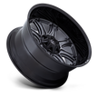 Fuel Wheels Darkstar 20x10 Matte Gunmetal w/Black Lip -18mm ET 78.1mm CB Custom BP