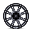 Fuel Wheels Darkstar 20x10 Matte Gunmetal w/Black Lip -18mm ET 78.1mm CB Custom BP