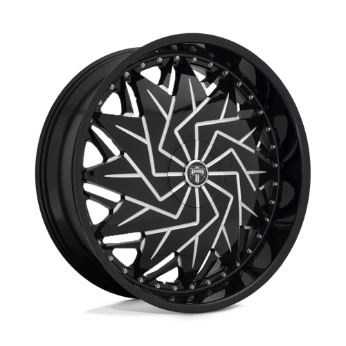 DUB Wheels S231 Dazr 26x10 Gloss Black Milled 5mm ET 72.56mm CB 5x114.3