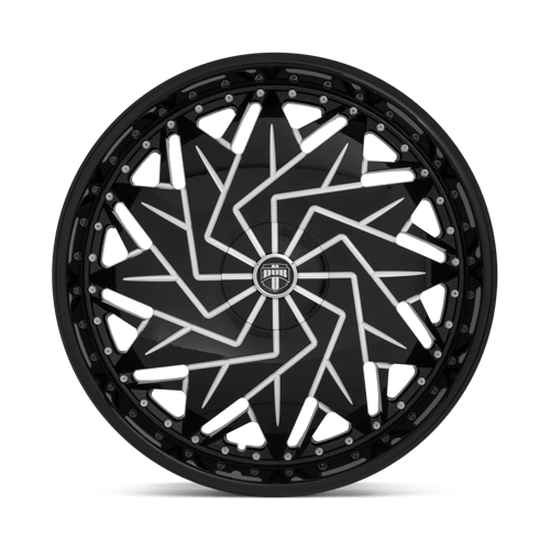 DUB Wheels S231 Dazr 26x10 Gloss Black Milled 5mm ET 72.56mm CB 5x114.3