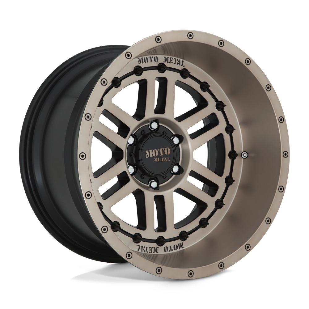 Moto Metal MO800 Deep Six 20x10 Satin Black w/Bronze Tint -18mm ET 87.1mm CB 6x135