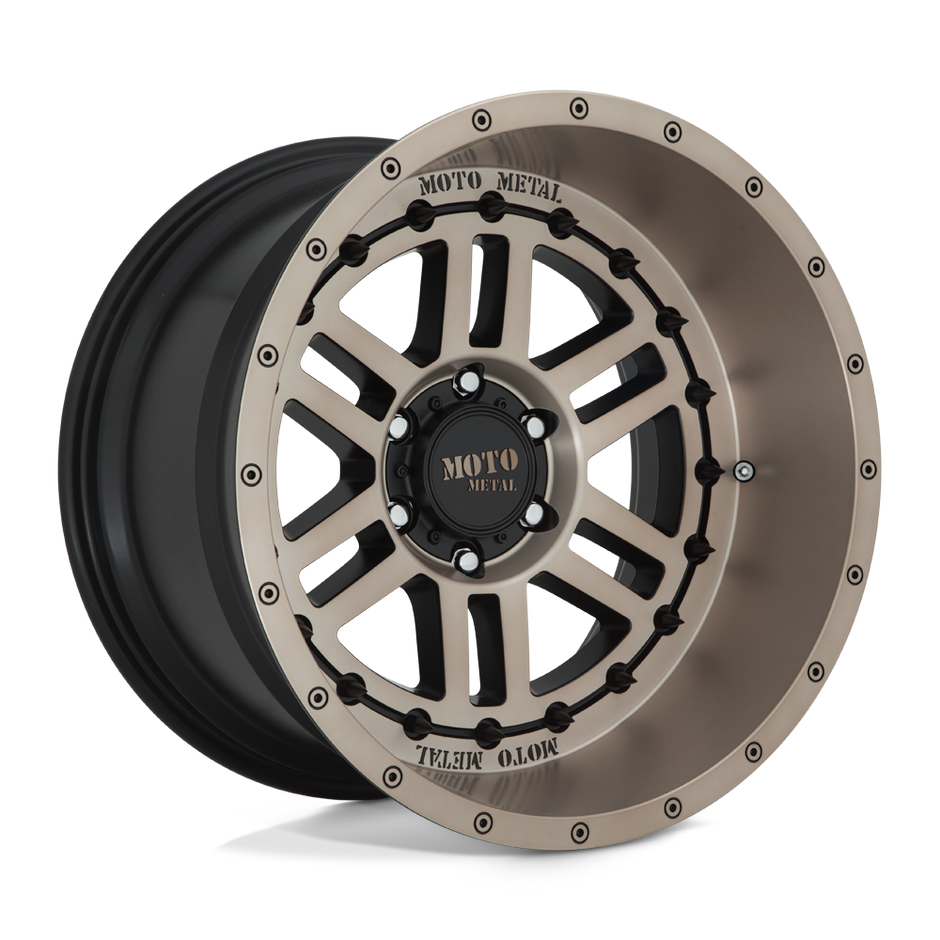 Moto Metal MO800 Deep Six 20x10 Satin Black w/Bronze Tint -18mm ET 87.1mm CB 6x135
