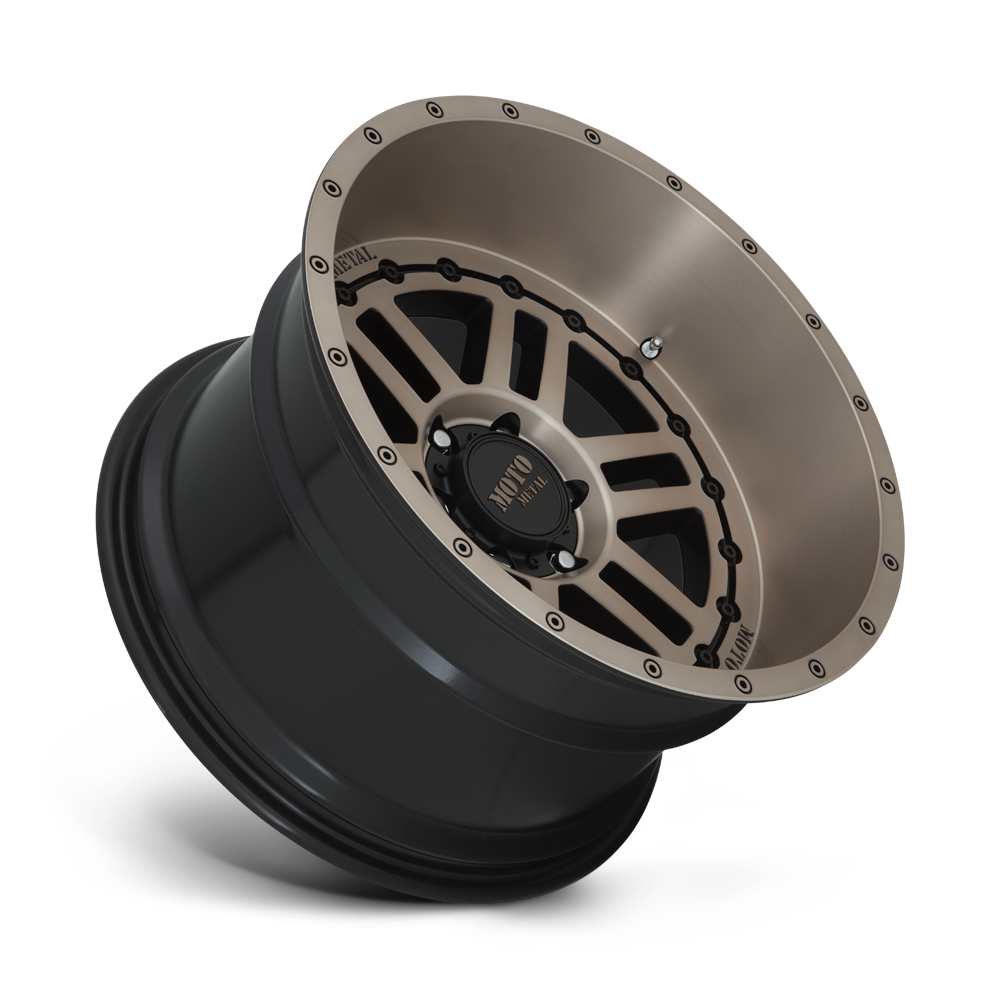 Moto Metal MO800 Deep Six 20x10 Satin Black w/Bronze Tint -18mm ET 87.1mm CB 6x135