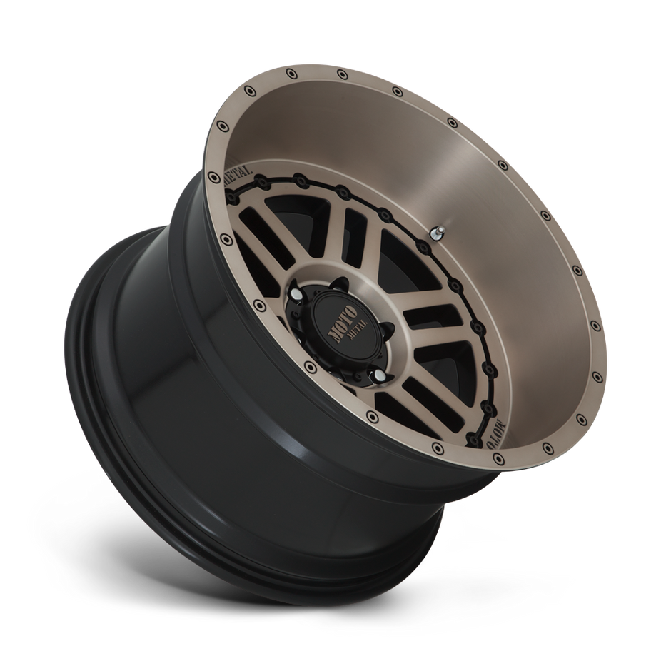Moto Metal MO800 Deep Six 20x10 Satin Black w/Bronze Tint -18mm ET 87.1mm CB 6x135