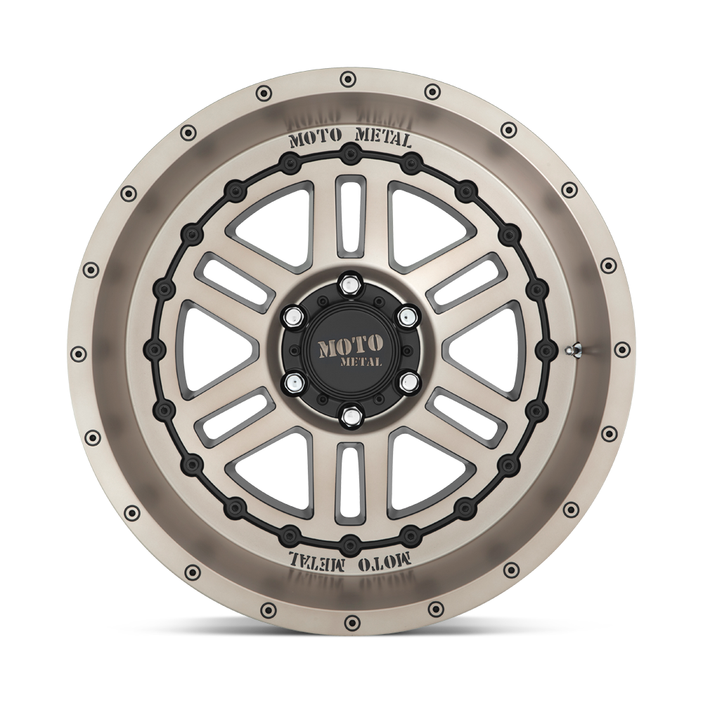 Moto Metal MO800 Deep Six 20x10 Satin Black w/Bronze Tint -18mm ET 87.1mm CB 6x135