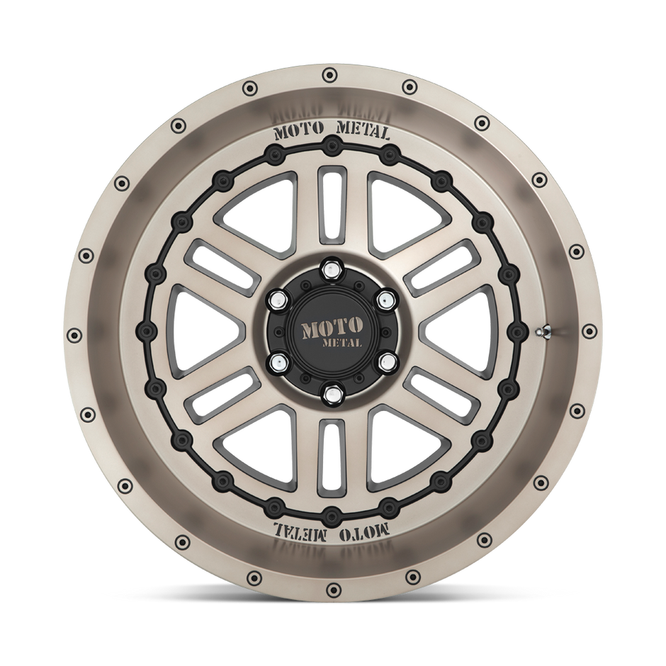 Moto Metal MO800 Deep Six 20x10 Satin Black w/Bronze Tint -18mm ET 87.1mm CB 6x135