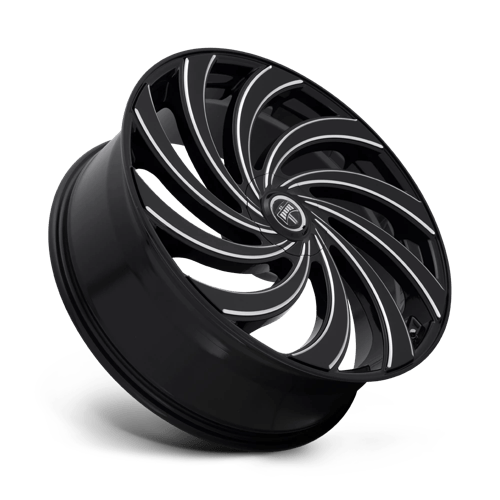 DUB Wheels S239 Delish 24x9 Gloss Black Milled 1mm ET 72.6mm CB 6x120