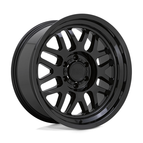 Black Rhino Hard Alloys Delta 17x9.5 Gloss Black -18mm ET 112.1mm CB 6x139.7