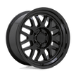 Black Rhino Hard Alloys Delta 17x9.5 Gloss Black -18mm ET 112.1mm CB 6x139.7