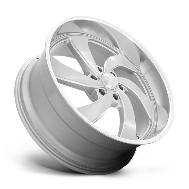 U.S. Mags U134 Desperado-Left Wheel 20x8 Silver Brushed Face w/Milled Diamond Cut Lip 1mm ET 78.1mm CB 5x127