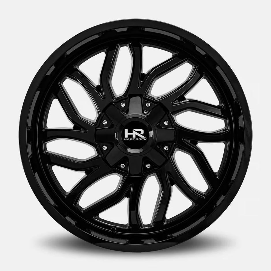 Hardrock Offroad Destroyer 20x10 Gloss Black -19mm ET 87mm CB 5x127/5x139.7 wheel