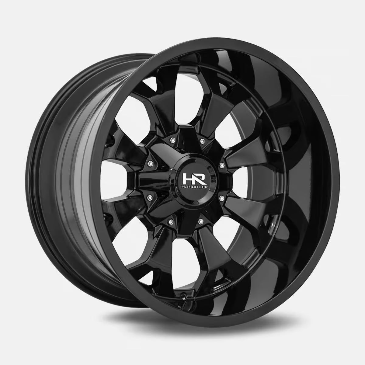 Hardrock Offroad Devastator 20x12 Gloss Black -51mm ET 125.2mm CB 8x170 wheel